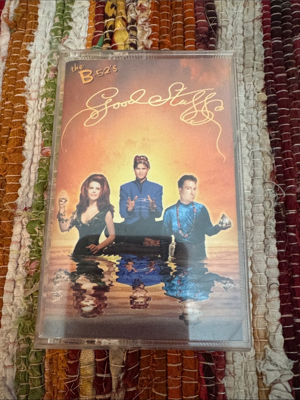 The B-52's "Good Stuff" Cassette Tape - Orange Cover